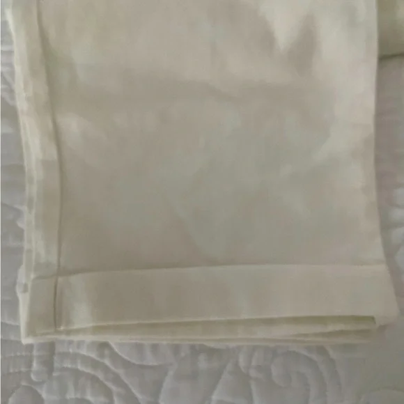 NWT J. Crew Factory White Linen Blend Drawstring Pants Sz 8 - Picture 14 of 16